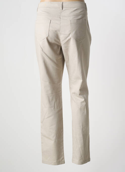 Pantalon drept bej DIVAS femeie