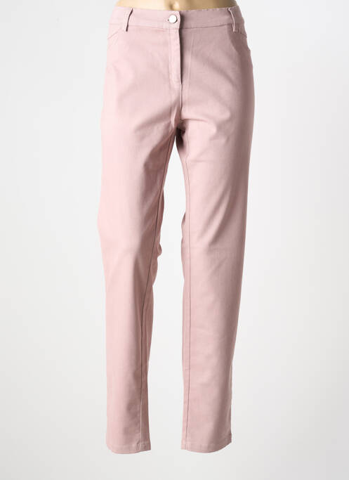 Pantalon drept roz PAZ TORRAS femeie