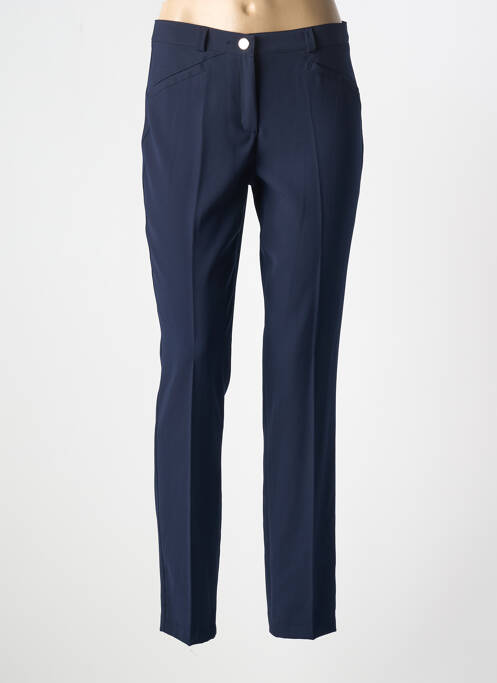 Pantalon slim albastru DIVAS femeie