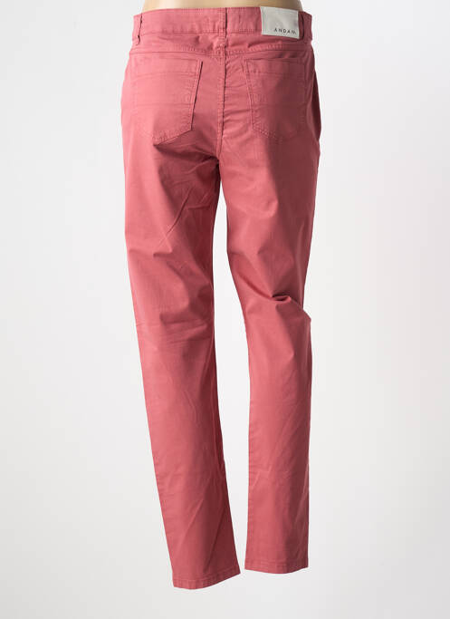 Pantalon slim roz ANDAM femeie