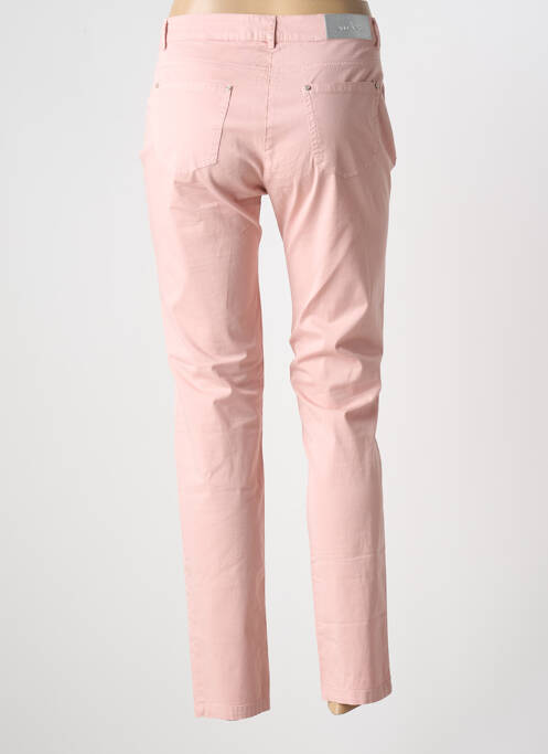 Pantalon slim roz ANDAMIO femeie