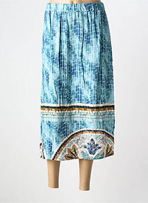 Fustă lungă albastru PAZ TORRAS femeie