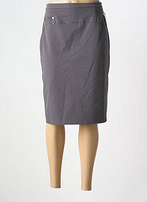Fustă midi gri FRANK WALDER femeie