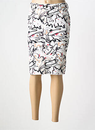 Fustă midi alb FRANCE RIVOIRE femeie