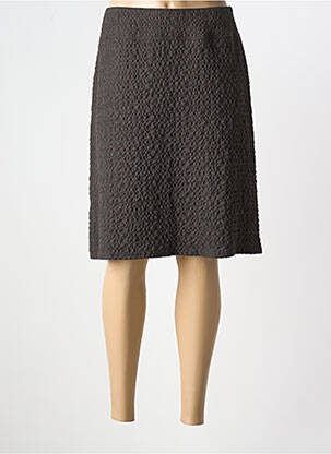 Fustă midi maro FRANCE RIVOIRE femeie