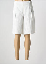 Bermudă țesătură poplin mărime normală alb ESTEL COLLECTION femeie