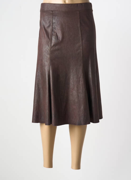 Fustă midi maro HALOGENE femeie