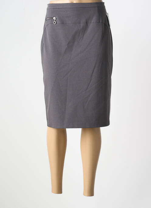 Fustă midi gri FRANK WALDER femeie
