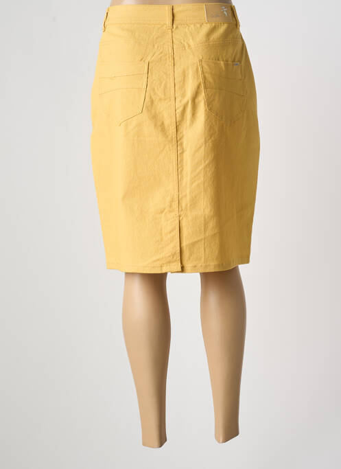 Fustă midi galben GRIFFON femeie