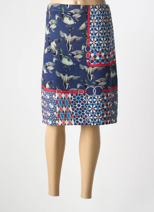 Fustă midi albastru JEI'S BY LETIZIA DENARO femeie