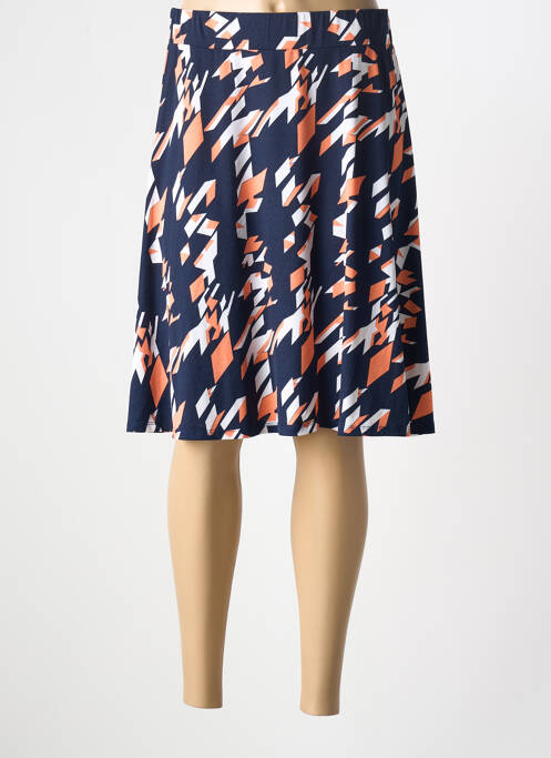 Fustă midi albastru MARBLE femeie