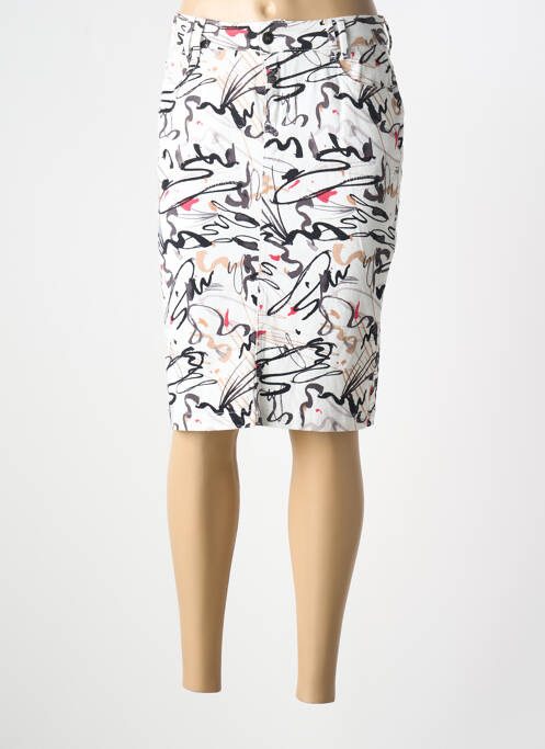 Fustă midi alb FRANCE RIVOIRE femeie