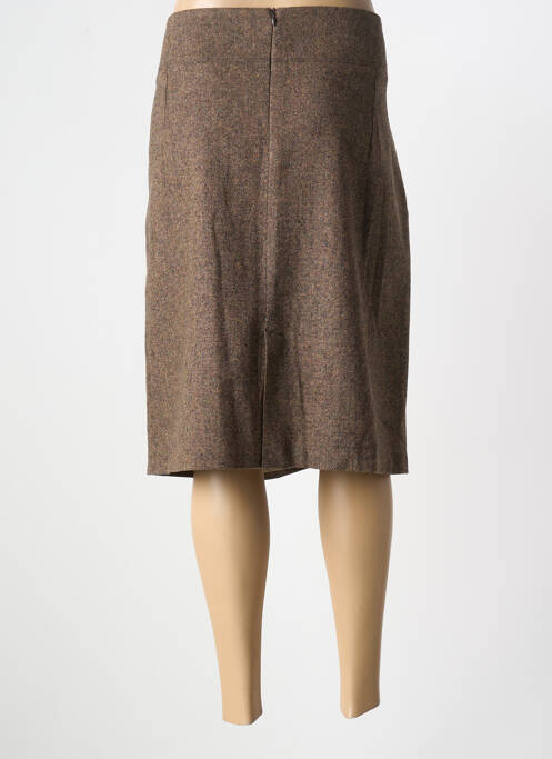 Fustă midi maro SAINT HILAIRE femeie