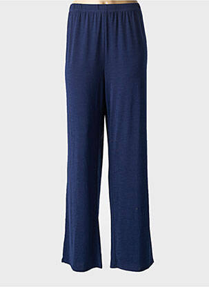 Pantalon drept albastru MARBLE femeie