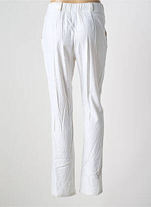 Pantalon drept elasticitate mărime normală alb FRANCE RIVOIRE femeie