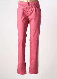 Pantalon drept elasticitate mărime normală roz SAINT HILAIRE femme