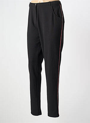 Pantalon slim elasticitate mărime normală negru FRANCE RIVOIRE femeie