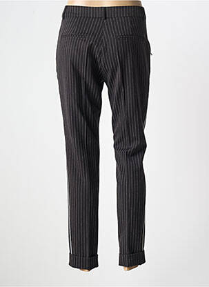 Pantalon slim țesătură poplin mărime normală negru ANDAMIO femeie
