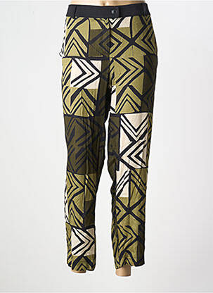 Pantalon drept verde PAZ TORRAS femeie