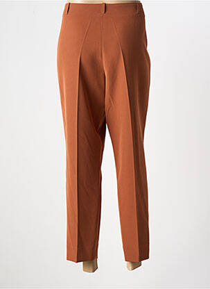 Pantalon 7/8 talie înaltă talie înaltă maro ESTEL COLLECTION femeie