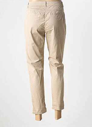 Pantalon 7/8 elasticitate mărime normală bej ANDAM femeie