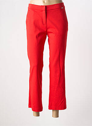 Pantalon 7/8 elasticitate mărime normală roșu ANDAMIO femeie