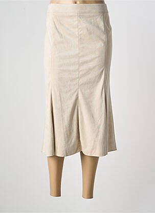 Fustă midi bej FRANK WALDER femeie