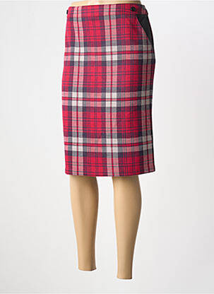 Fustă midi roșu FRANK WALDER femeie