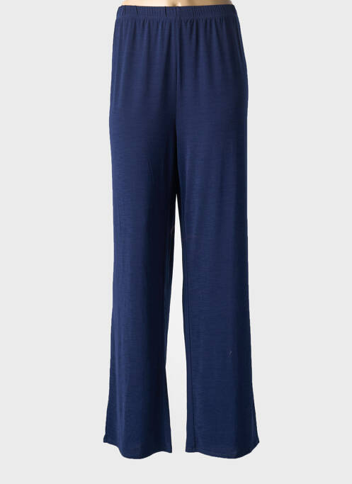 Pantalon drept albastru MARBLE femeie