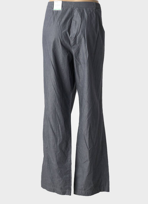 Pantalon drept țesătură poplin mărime normală gri FRANK WALDER femme