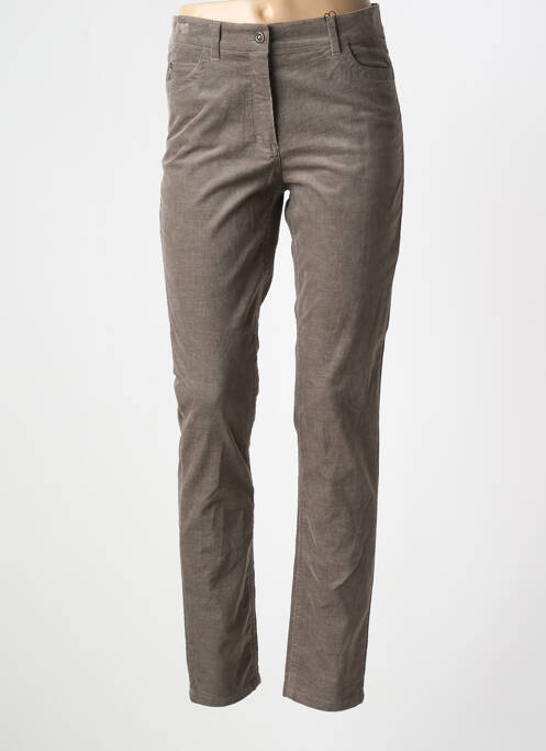 Pantalon slim gri OLSEN femeie