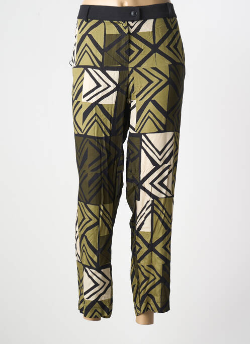 Pantalon drept verde PAZ TORRAS femeie