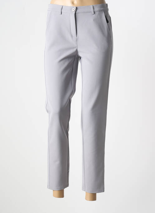 Pantalon 7/8 gri FRANK WALDER femeie