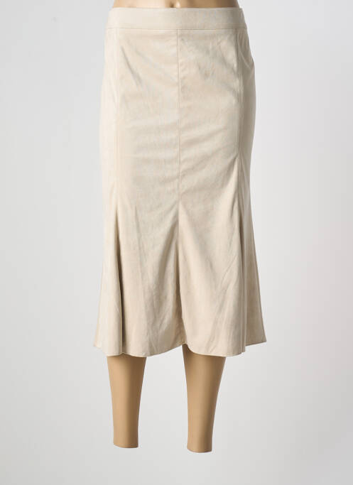Fustă midi bej FRANK WALDER femeie