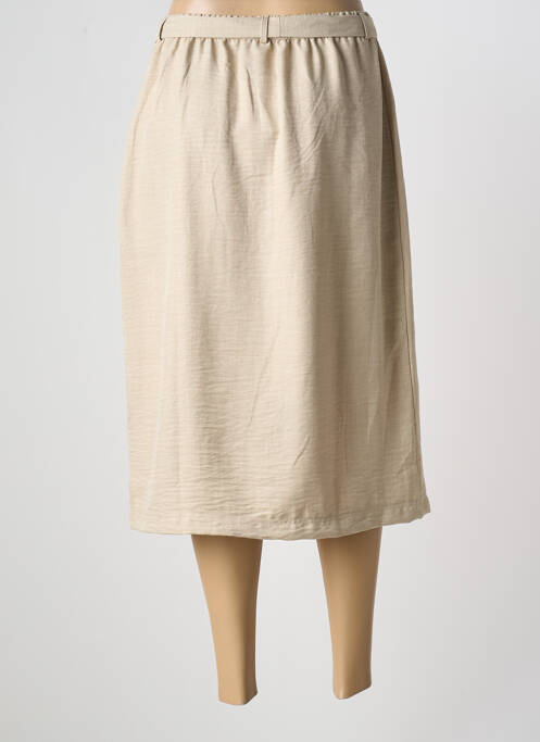 Fustă midi bej GRIFFON femeie