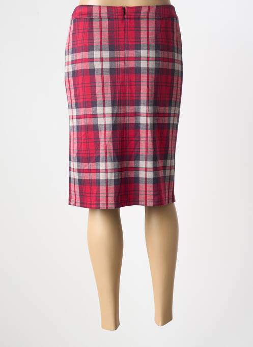 Fustă midi roșu FRANK WALDER femeie