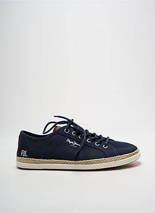 Adidași vârf rotund vârf rotund albastru PEPE JEANS bărbat