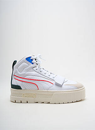 Adidași vârf rotund vârf rotund alb PUMA unisex