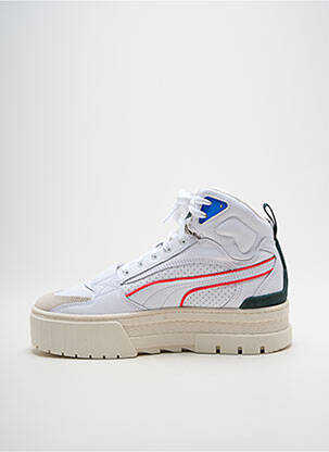 Adidași vârf rotund vârf rotund alb PUMA unisex