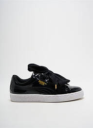 Adidași material neted toc plat până la 3 cm negru PUMA femme