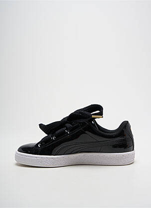 Adidași material neted toc plat până la 3 cm negru PUMA femeie