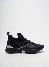 Adidași material neted toc plat până la 3 cm negru PUMA femme