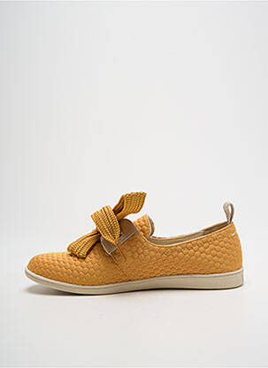 Adidași vârf rotund toc plat până la 3 cm galben ARMISTICE femeie