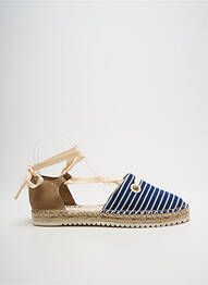Espadrile închidere cu șireturi toc plat până la 3 cm albastru ARMISTICE femme
