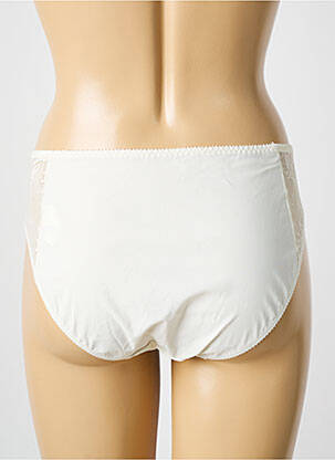 Chilot efect material satinat bej EMPREINTE femeie