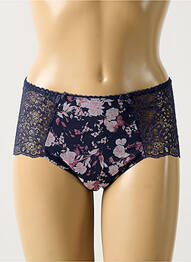Chilot efect material satinat albastru EMPREINTE femme