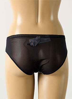Chilot efect material satinat negru EMPREINTE femeie