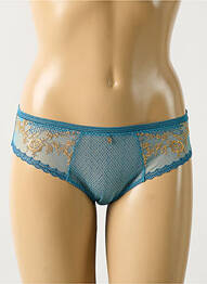 Chilot efect material satinat albastru EMPREINTE femme