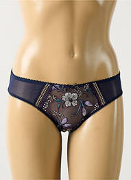 Chilot efect material satinat albastru EMPREINTE femme