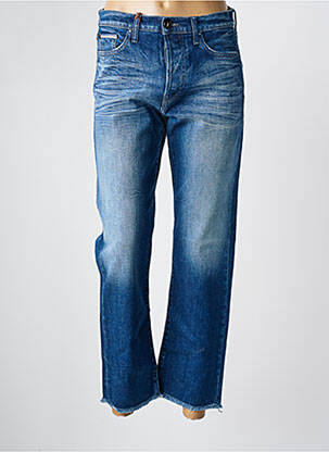 Blugi cu croială dreaptă albastru DONOVAN femeie